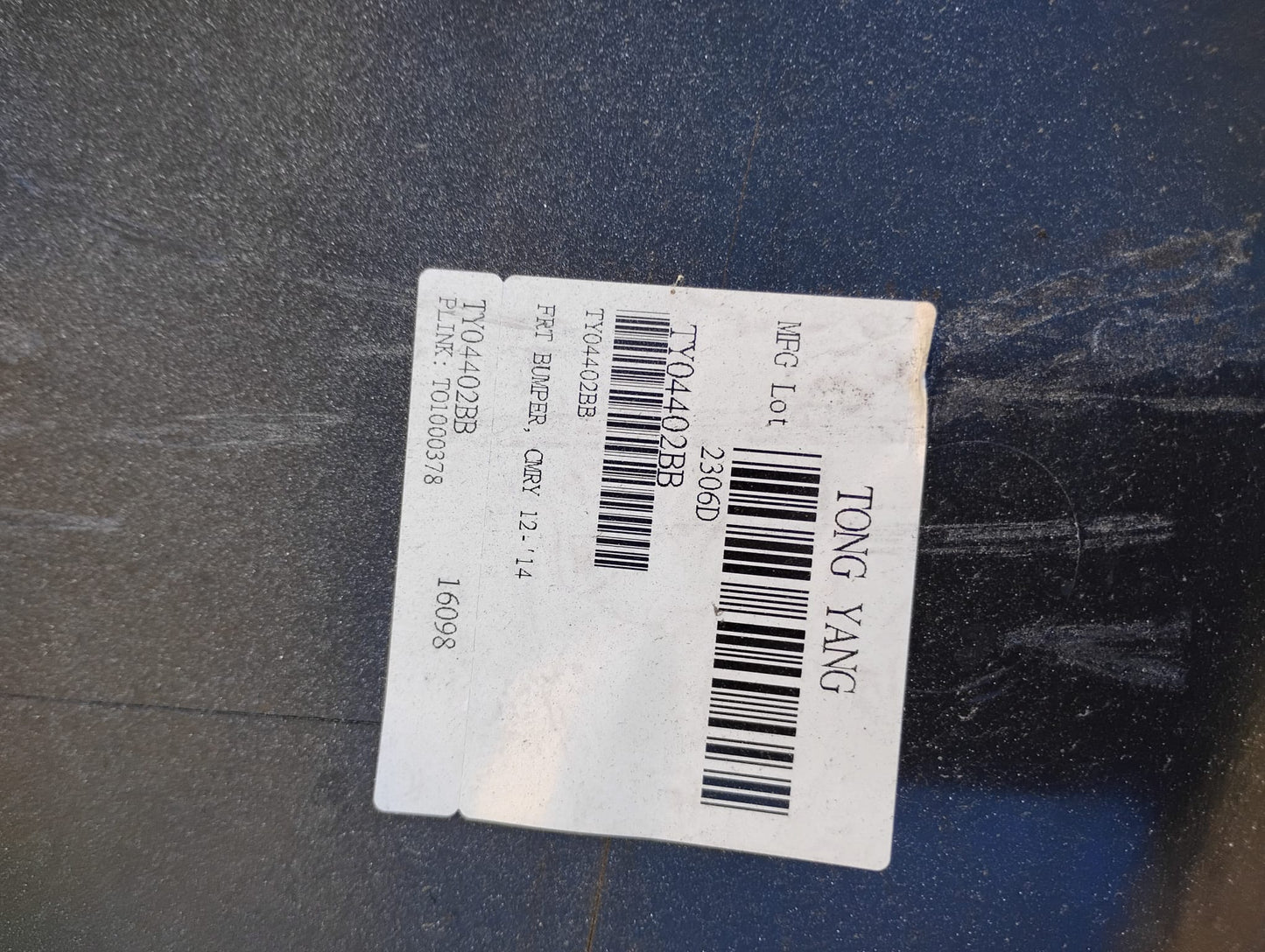 TOYOTA CAMRY 2012 2014 Front bumper cover L|LE|XLE;