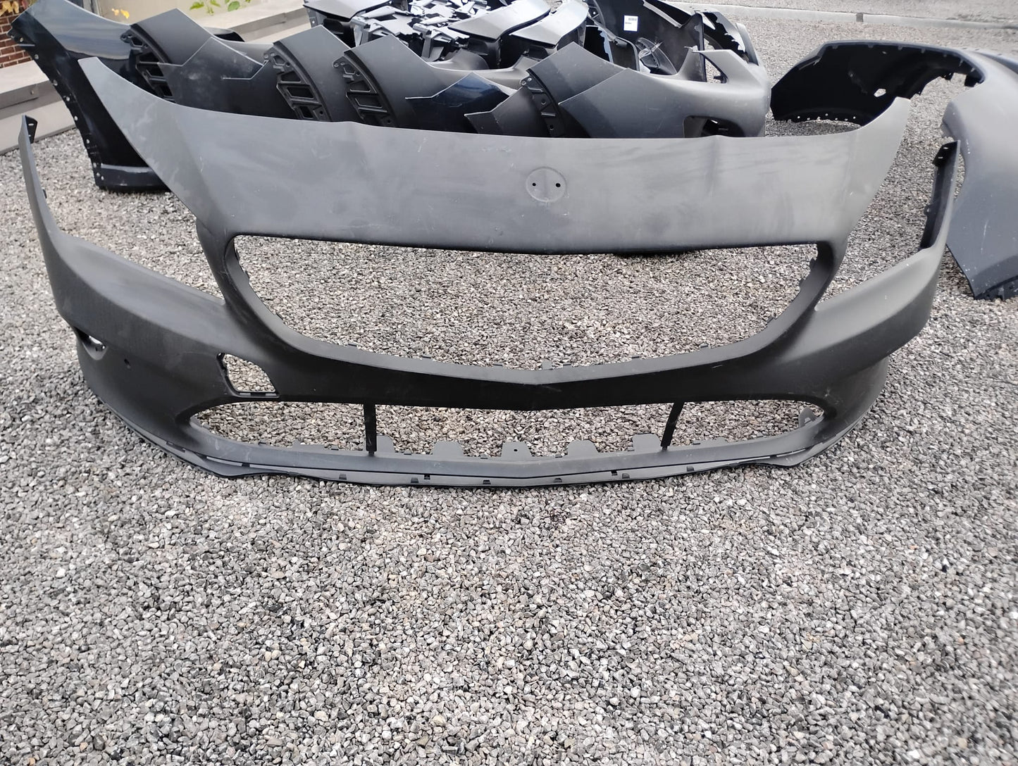 MERCEDEZ BENZ CLA250 2017 2019 Front bumper cover C117; w/o AMG Styling Pkg; w/Active Park Assist; prime