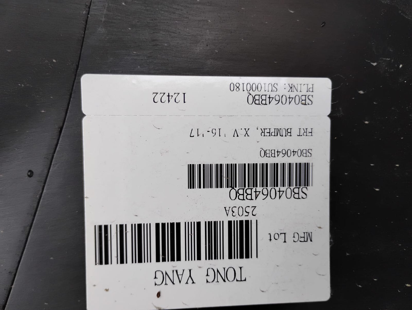 SUBARU CROSSTREK 2016 2017 FRONT BUMPER PARTIAL PRM(OTN)