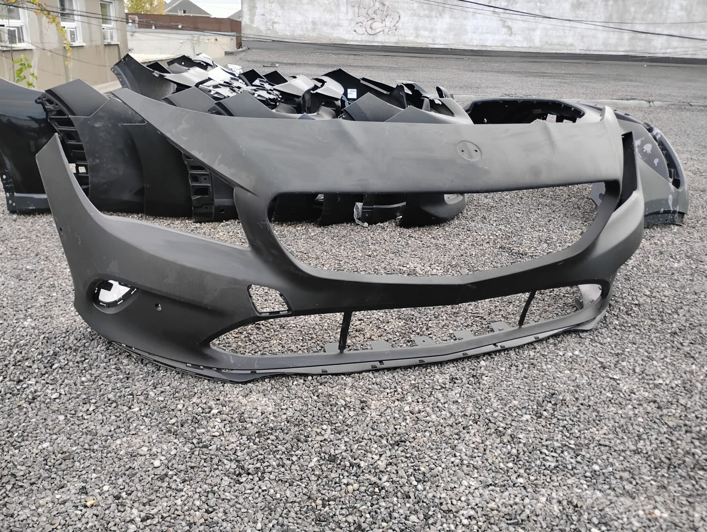 MERCEDEZ BENZ CLA250 2017 2019 Front bumper cover C117; w/o AMG Styling Pkg; w/Active Park Assist; prime