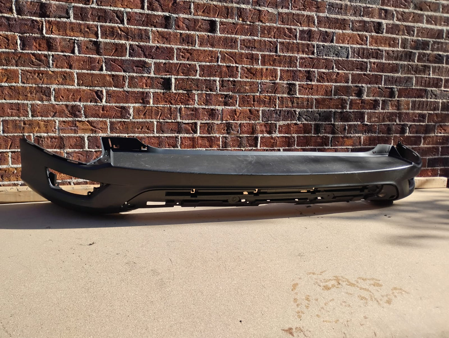 FORD ESCAPE 2013 2016 Rear bumper cover w/o Rear Object Sensors; Textured