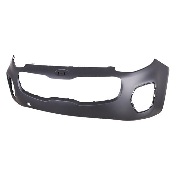KIA SPORTAGE 2017-2019 Front bumper cover AWD; w/o Park Assist; prime
