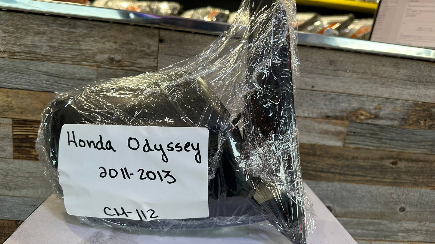 HONDA ODYSSEY 2011-2013 Passenger Mirror outside rear view LX; Power; Non-Heated; w/o Signal Lamp; PTM