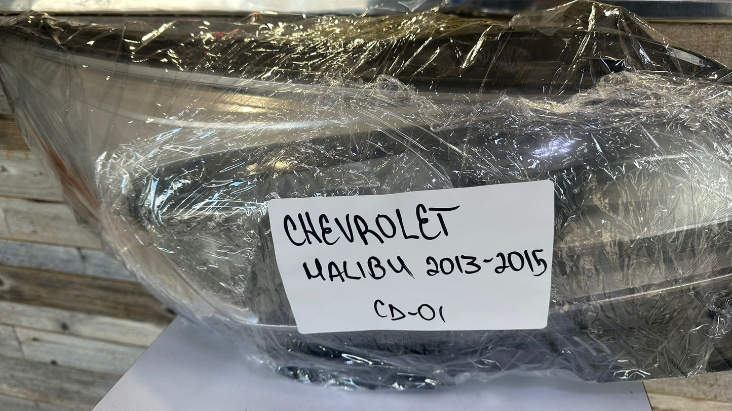 CHEVROLET MALIBU 2013-2015 Passenger Headlamp assy composite HID; 2nd Design; Clear Lens