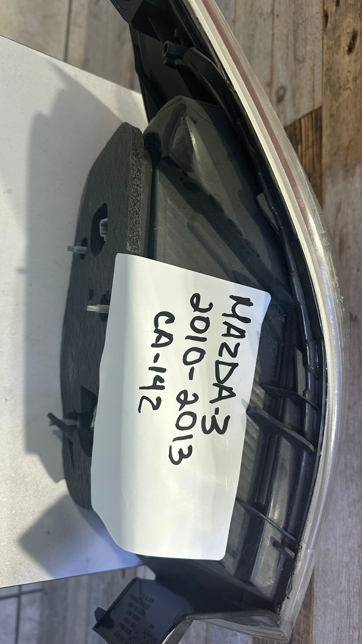 MAZDA 3 2010-2013 Passenger Taillamp assy Sedan; Std Type