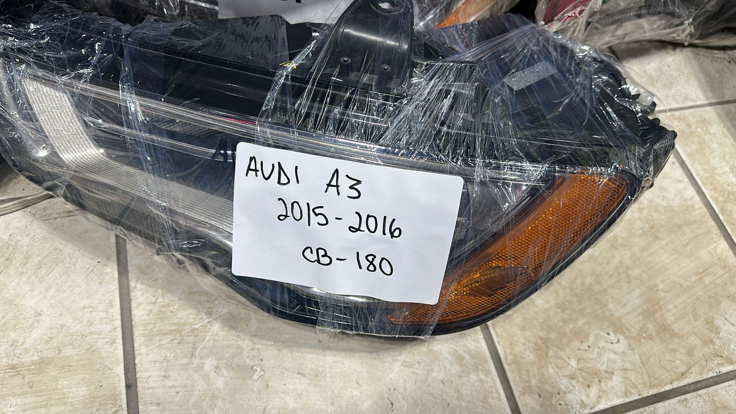AUDI A3 2015-2016 Driver Headlamp assy composite Xenon; w/o Curve Lighting