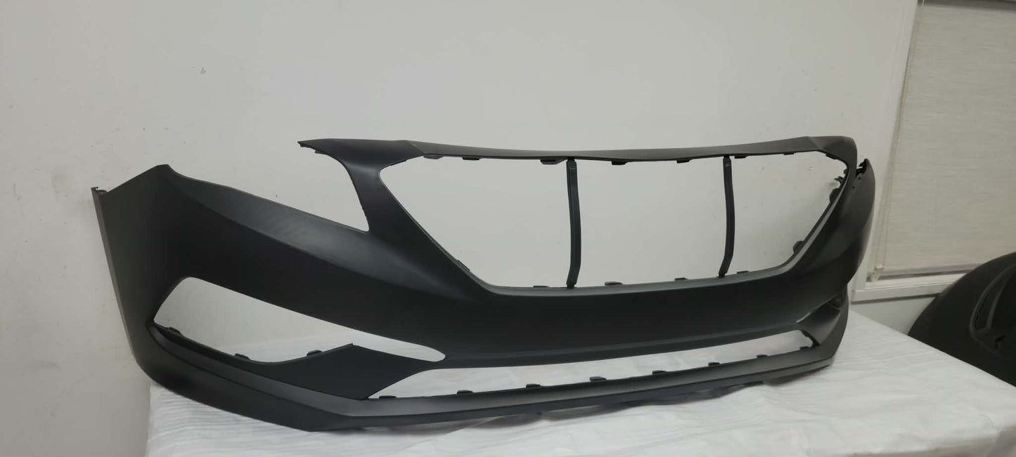 HYUNDAI SONATA 2015-2017 Front bumper cover 2.4L; Std Type; w/o Park Assist; prime SE/LIMITED