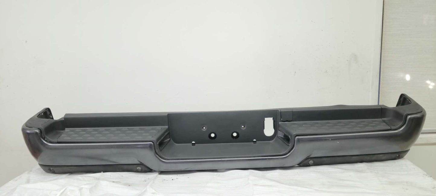 DODGE RAM 1500 SILVER GREY 2019 -2022 Rear bumper assembly Exc REBEL; Single Exh; w/Adv Park; w/Parking Sensor; see notes; prime
