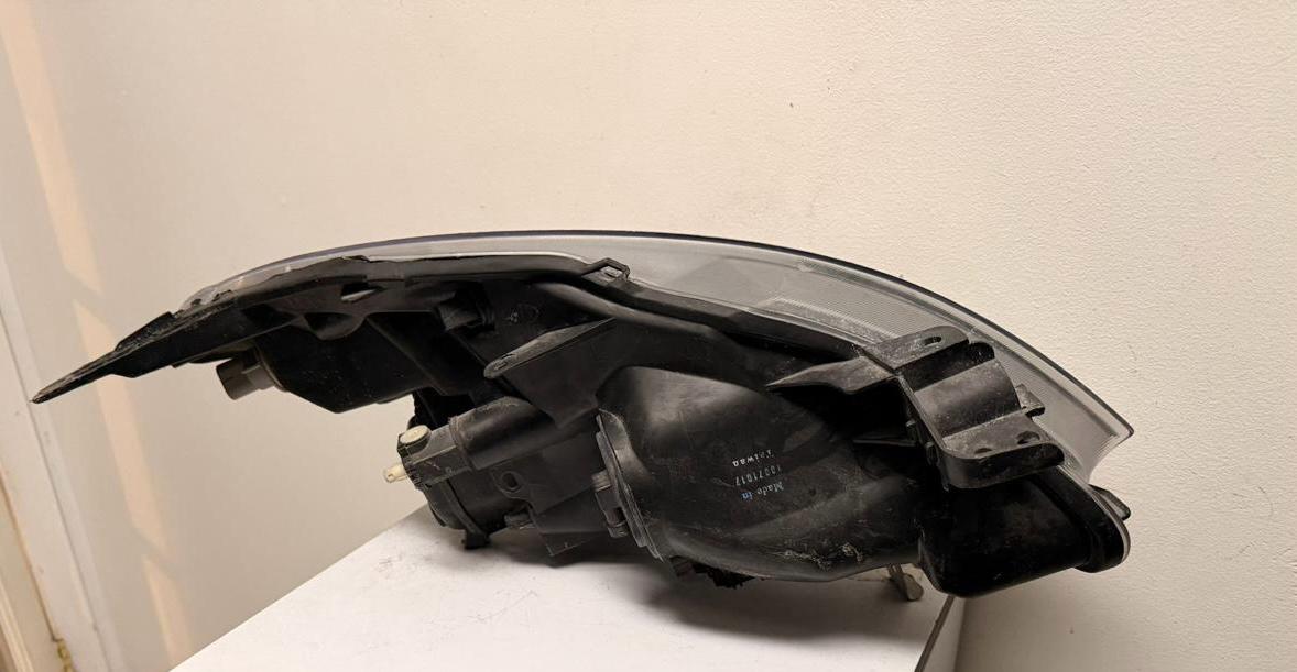 NISSAN ALTIMA 2007-2009 Driver Headlamp assy composite Sedan; w/HID; Black Bezel