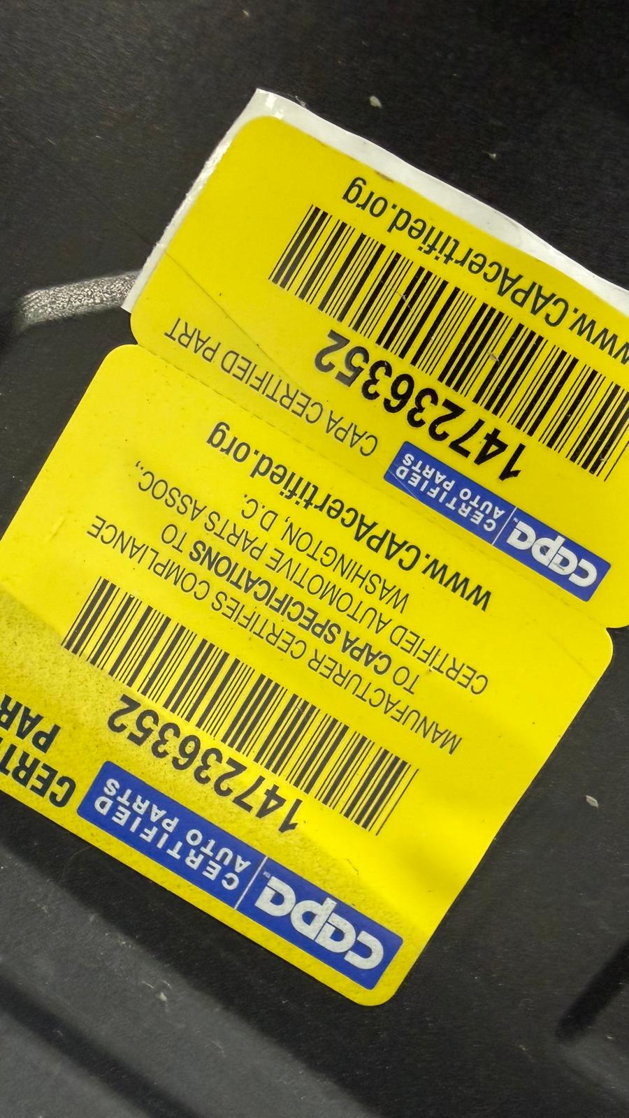 TOYOTA 4RUNNER 2014-2024 Rear bumper cover SR5|SR5 PREMIUM; w/o Chrome Trim; Black