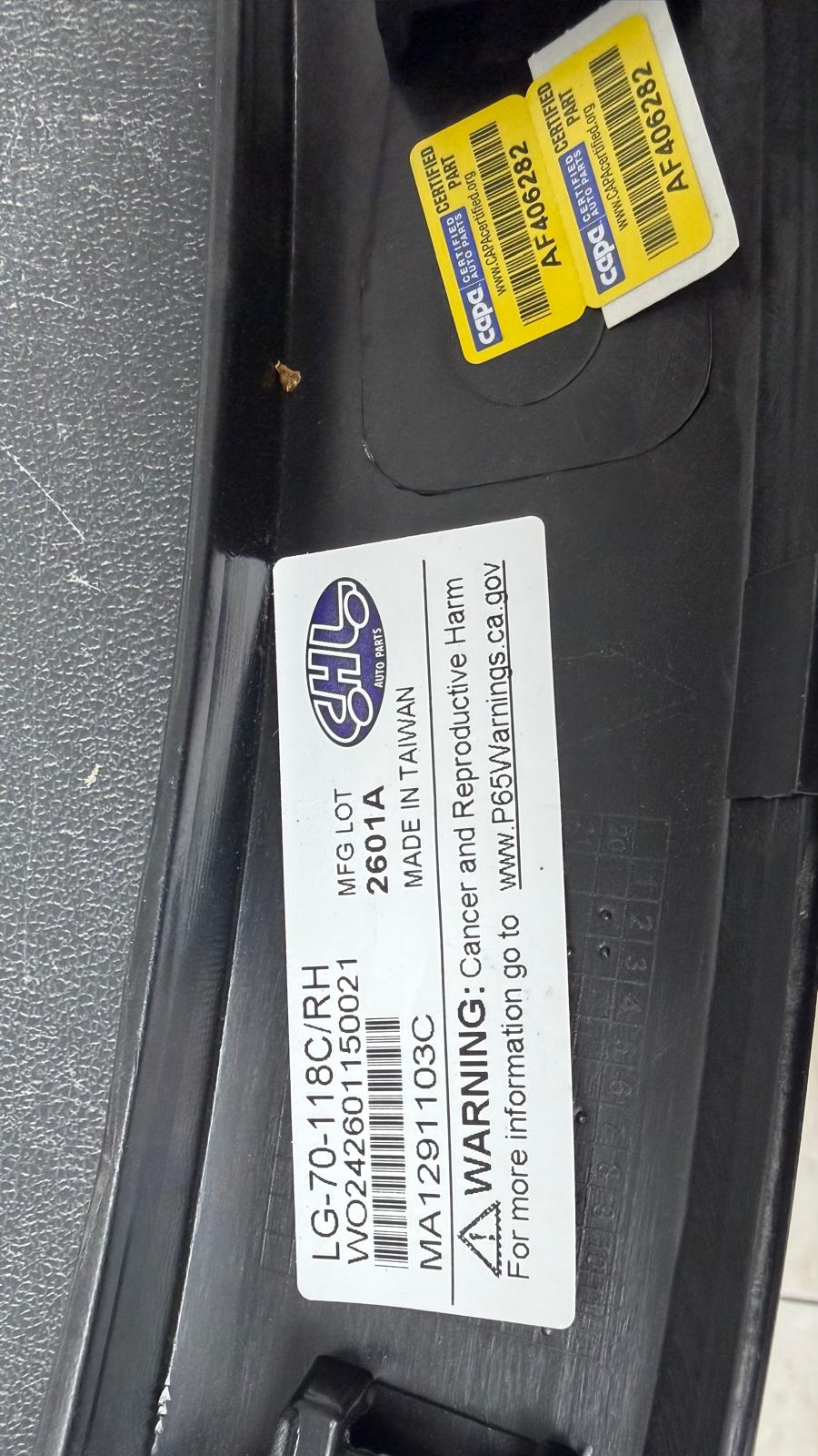 MAZDA CX-5 2013-2016 Passenger Front wheel opening molding