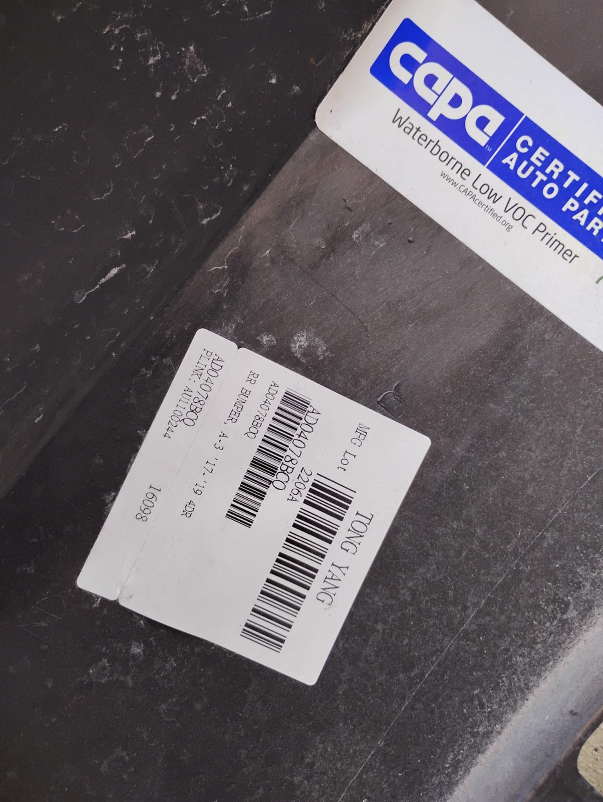 AUDI A3 2017-2019 REAR BUMPER OCCASION!!