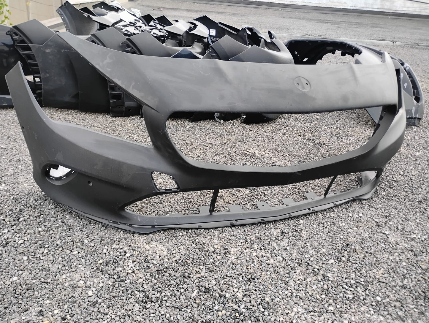 MERCEDEZ BENZ CLA250 2017 2019 Front bumper cover C117; w/o AMG Styling Pkg; w/Active Park Assist; prime