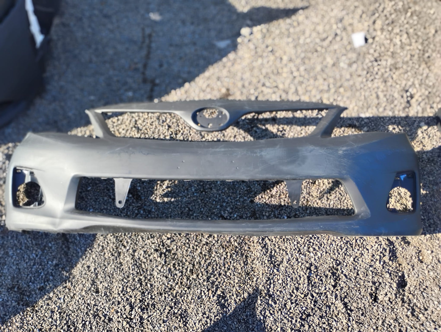 TOYOTA COROLLA 2011 2013 Front bumper cover BASE|CE|LE; prime