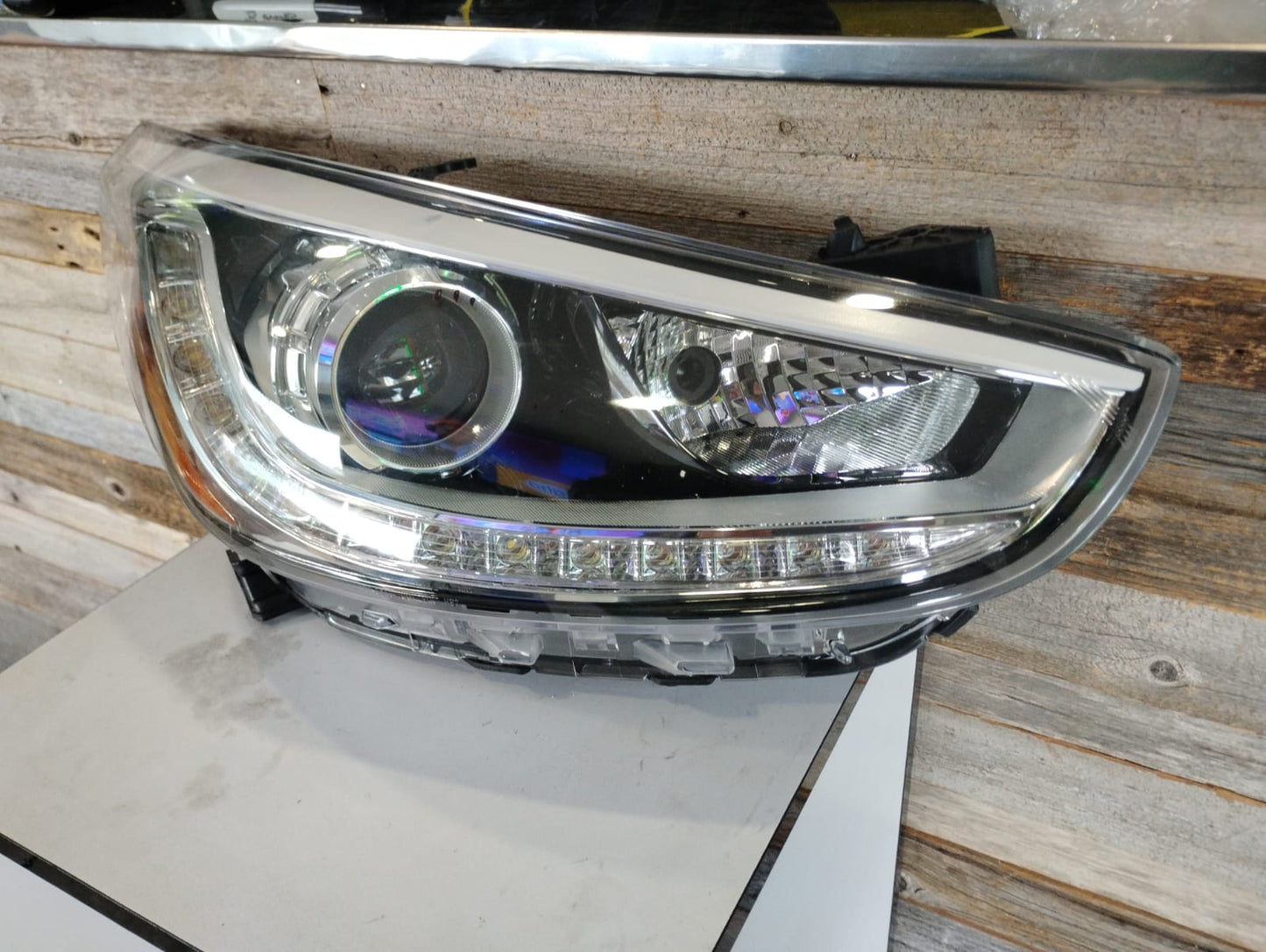 HYUNDAI ACCENT 2012 -2019 Passenger Headlamp assy composite LED; Proj Type NO DAYLIGHT RUNNING