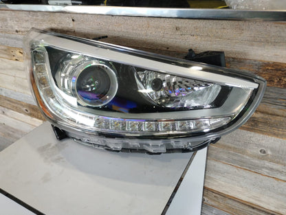 HYUNDAI ACCENT 2012 -2019 Passenger Headlamp assy composite LED; Proj Type NO DAYLIGHT RUNNING