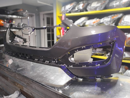 HYUNDAI SANTA FE SPORT 2013 2016 Front bumper cover upper w/o Parking Assist; prime