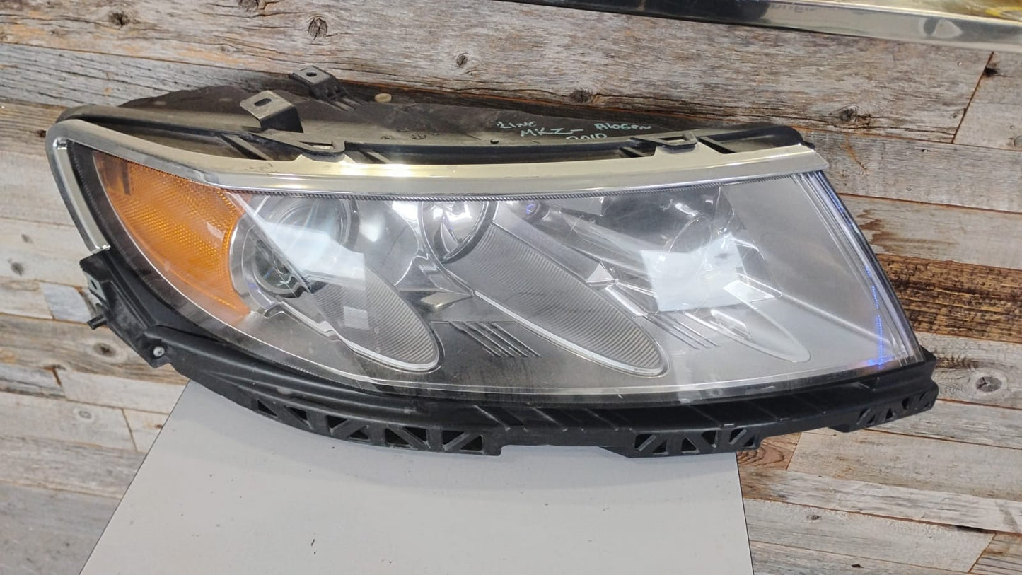 LINCOLN MKZ 2010 2012 RT Headlamp assy composite Halogen; w/Sport Appearance Pkg