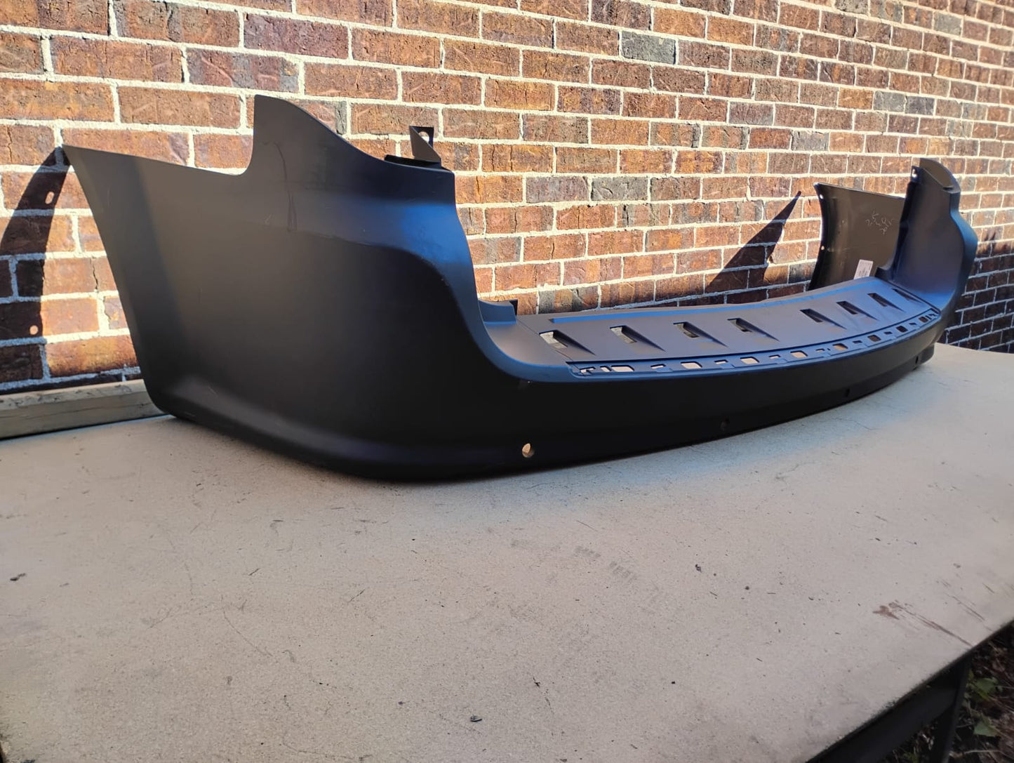 DODGE GRAND CARAVAN 2011 2020 Rear bumper cover w/Parking Sensors; w/Blind Spot