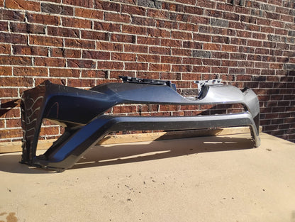 TOYOTA RAV4 2016 2018 Front bumper cover upper Japan Built; w/Park Assist; w/o Tab Holes; prime