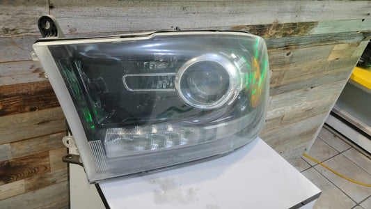 DODGE RAM 1500 2016 2018 Driver Headlamp assy composite Projector Type; Black