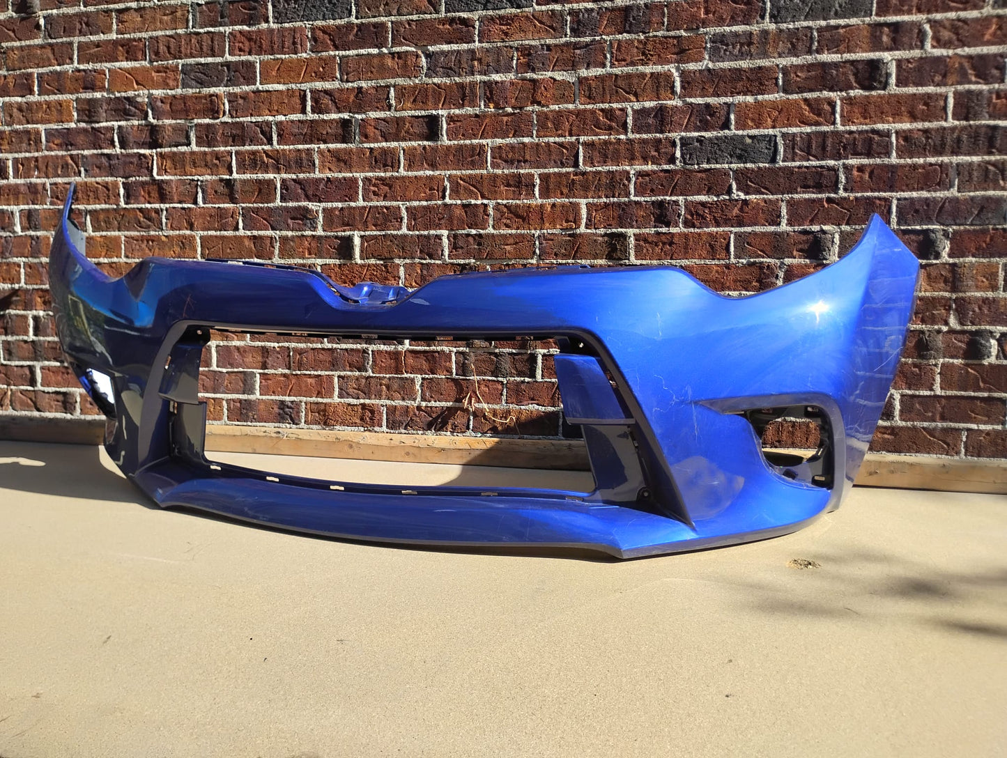 TOYOTA COROLLA 2014 2016 Front bumper cover CE|L|LE|LE ECO; w/o Chrome Grille Surround;