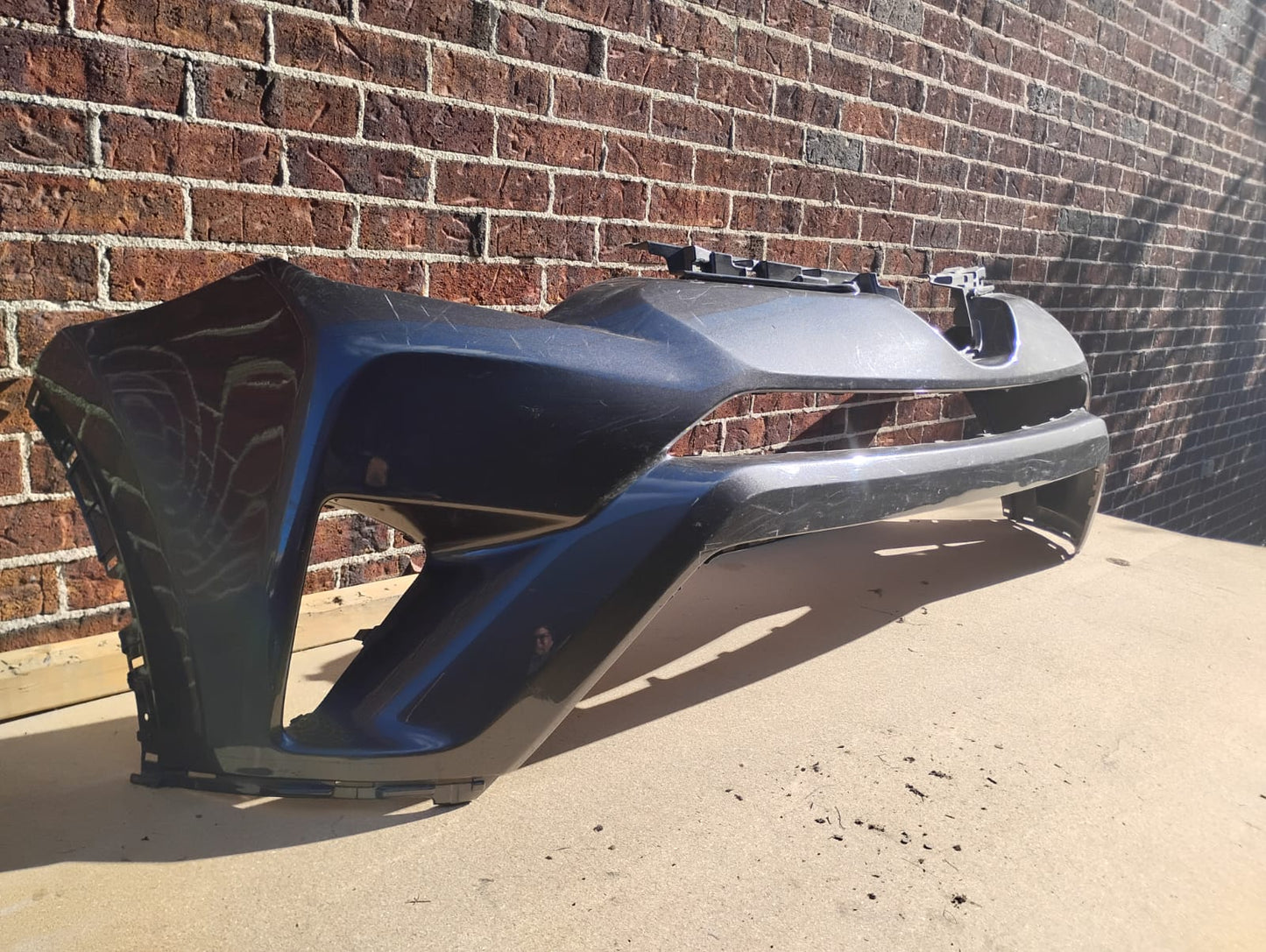 TOYOTA RAV4 2016 2018 Front bumper cover upper Japan Built; w/Park Assist; w/o Tab Holes; prime