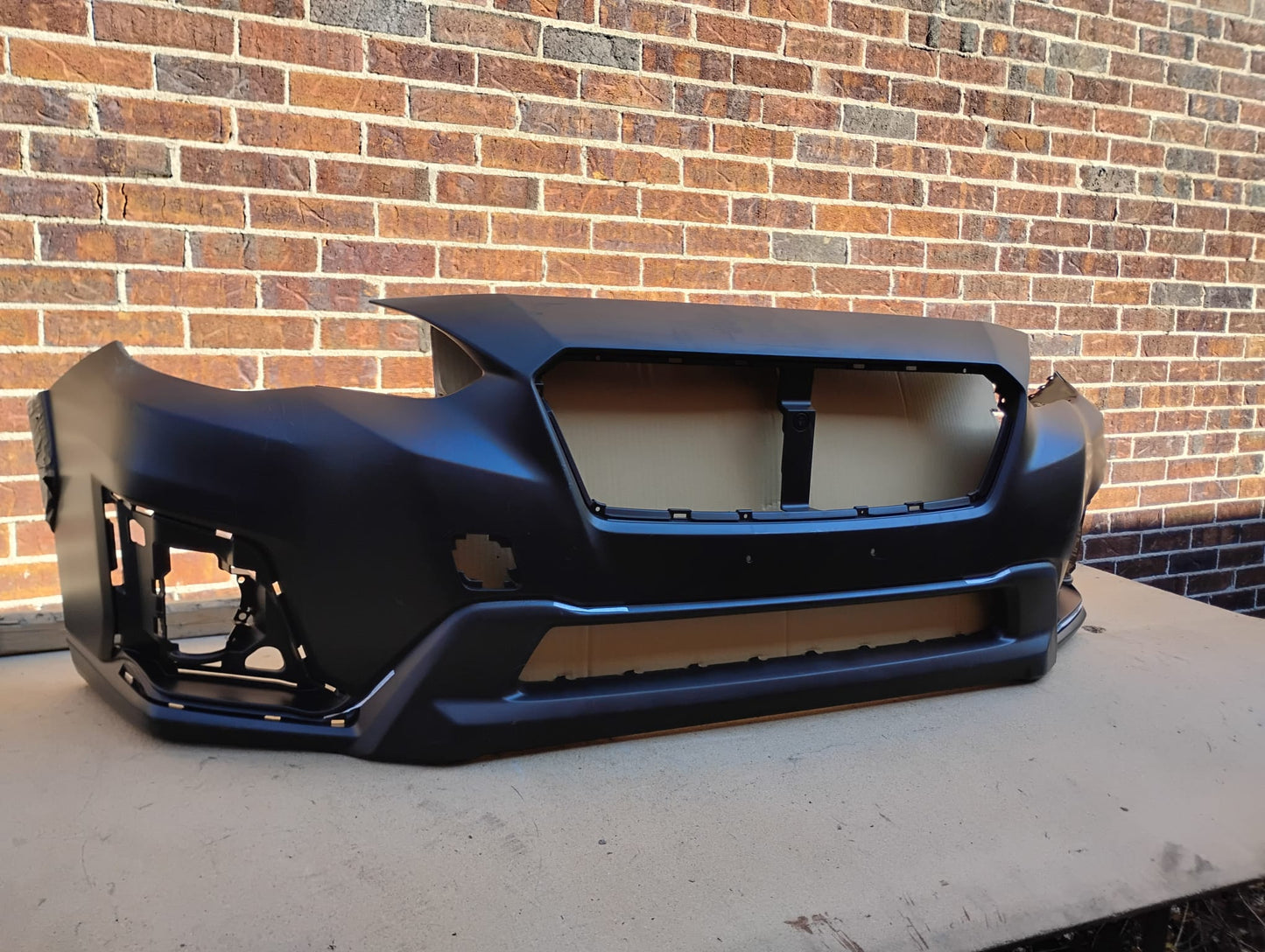 SUBARU CROSSTREK 2018 2020 Front bumper cover w/Textured Lower; prime