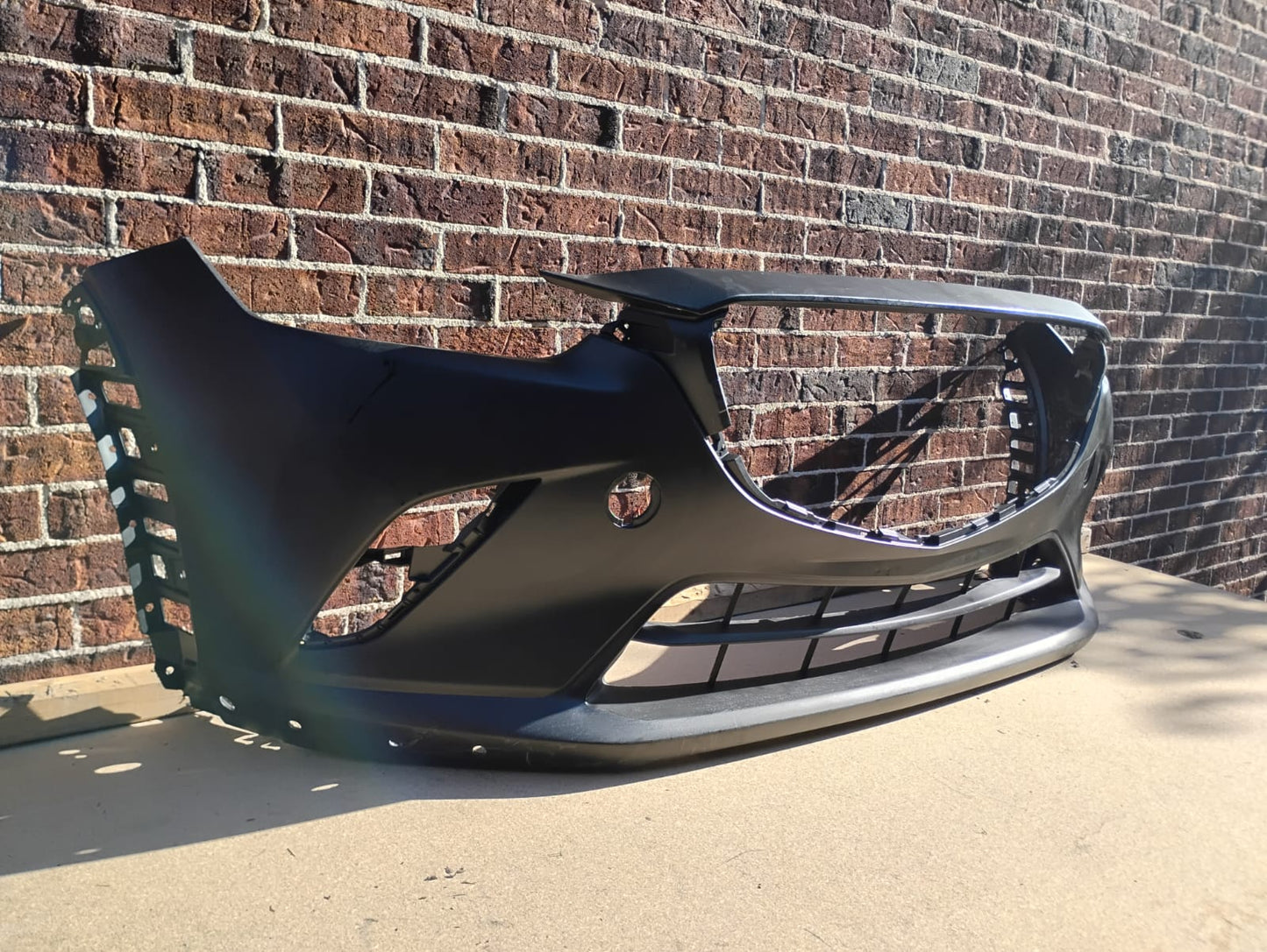 MAZDA CX-3 2019 2021 Front bumper cover w/Chrome Mldg; prime