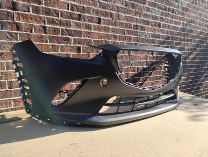 MAZDA CX-3 2019 2021 Front bumper cover w/Chrome Mldg; prime