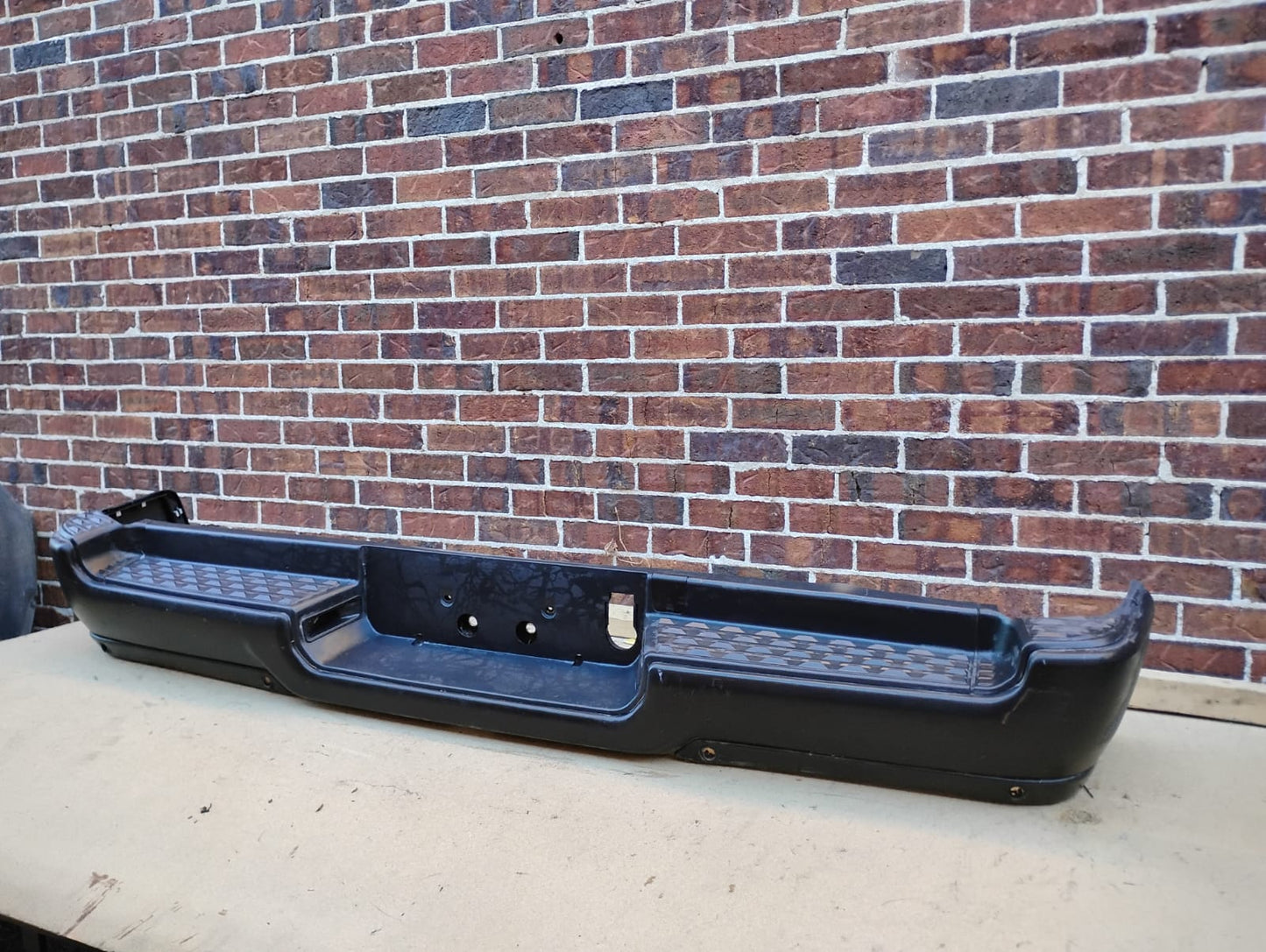 DODGE RAM 1500 2019 2022 Rear bumper assembly Exc REBEL; Single Exh; w/Adv Park; w/Parking Sensor; see notes; prime