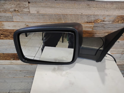 DODGE RAM MIRROR RAM P/UP R1500, R2500, R3500 13-17; MANUAL REMOTE, TEXTURED BLACK, W/O Tow Package  DRIVER SIDE