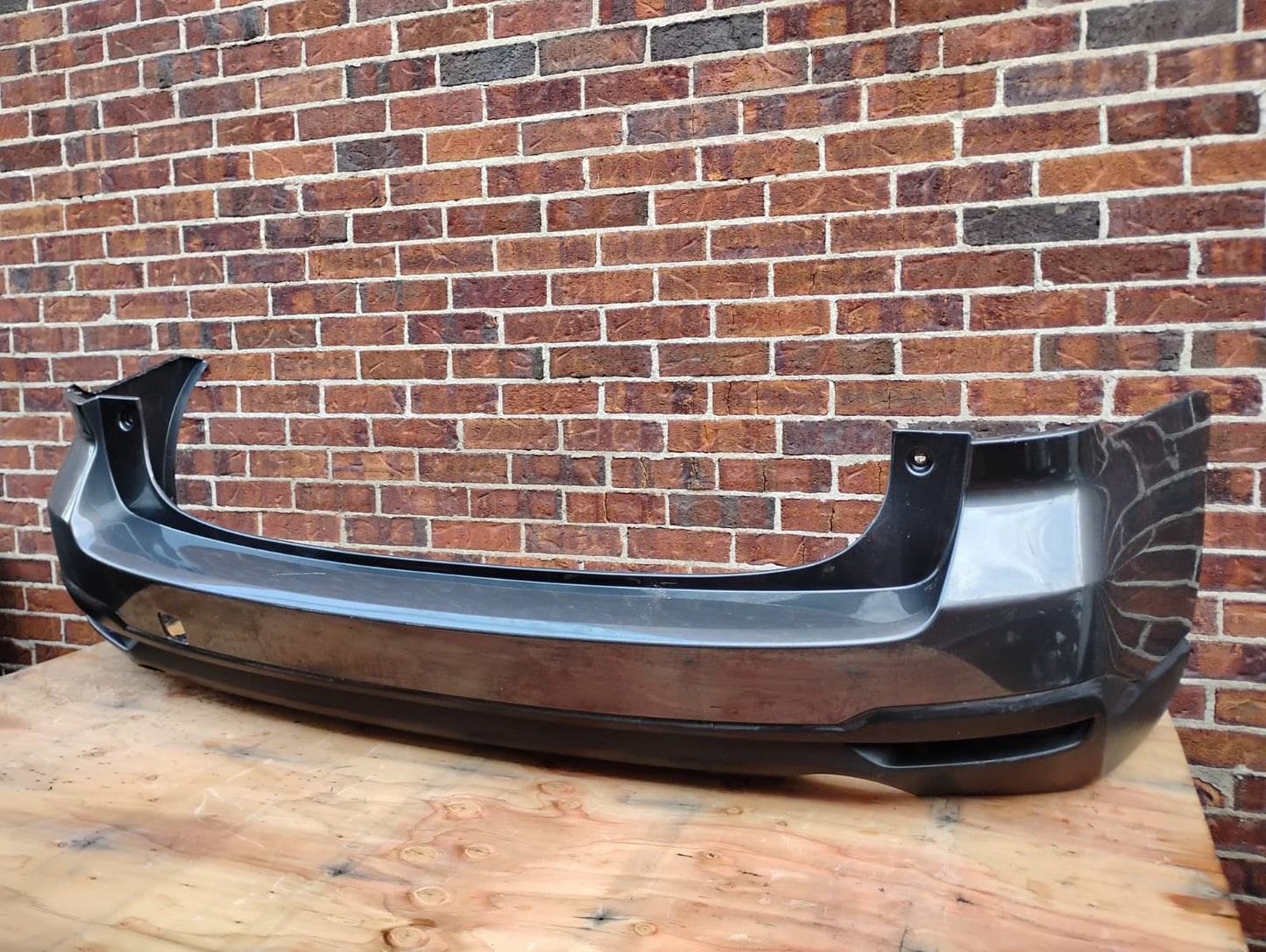 SUBARU FORESTER 2014 2018 Rear bumper cover w/o Object Sensors; w/Textured Lower; prime