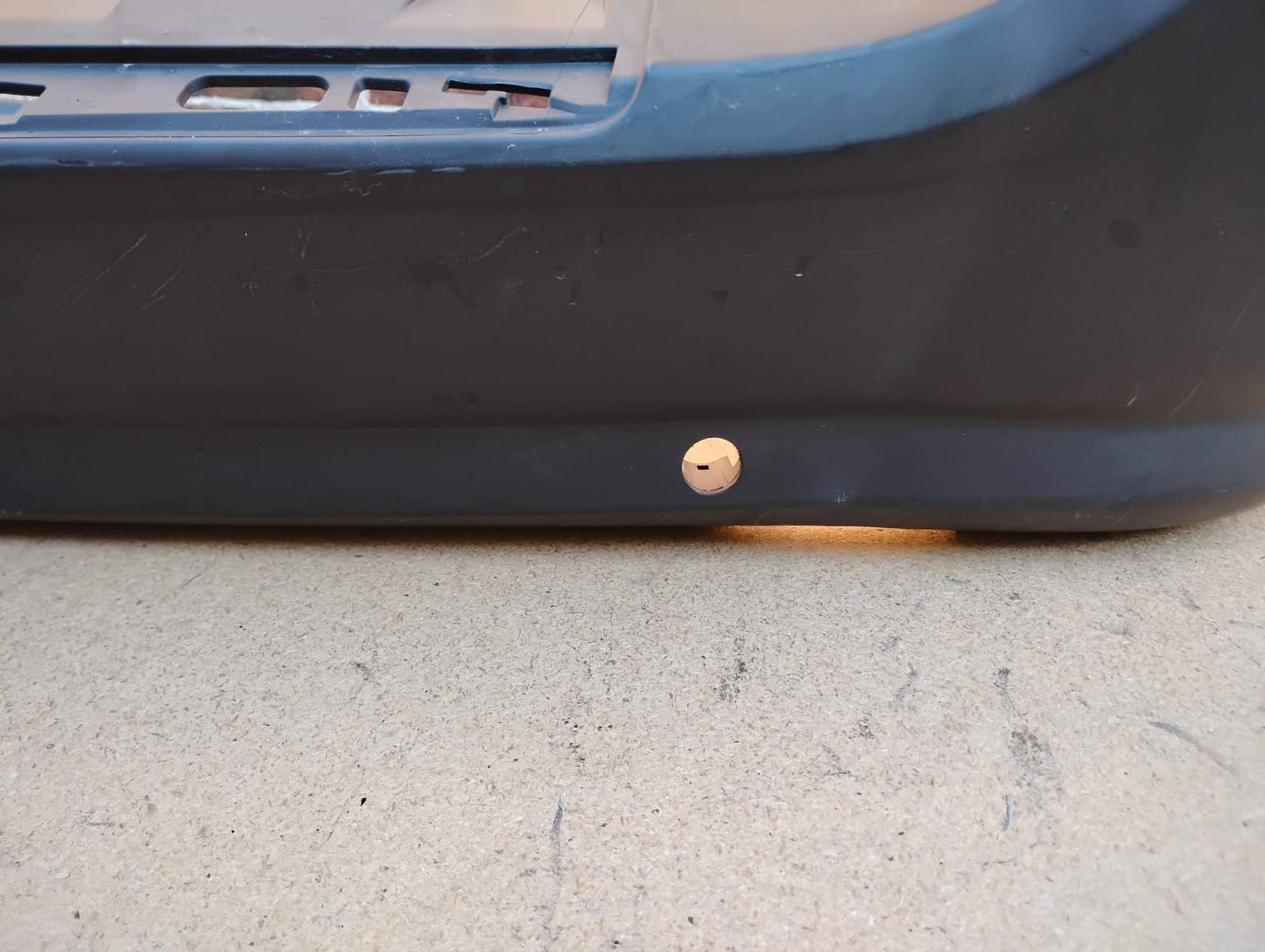DODGE GRAND CARAVAN 2011 2020 Rear bumper cover w/Parking Sensors; w/Blind Spot