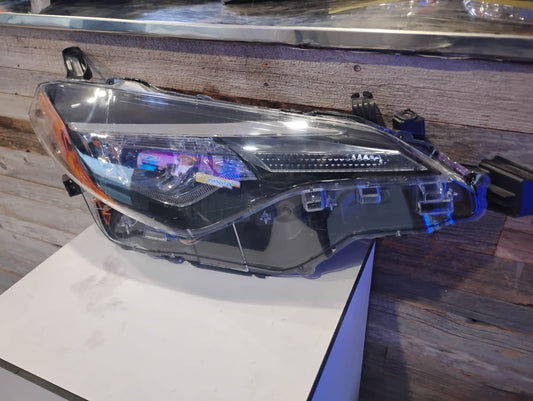 TOYOTA COROLLA 2017 2019 Passenger Headlamp assy composite CE|L|LE|LE ECO; Bi-LED; w/LED DRL