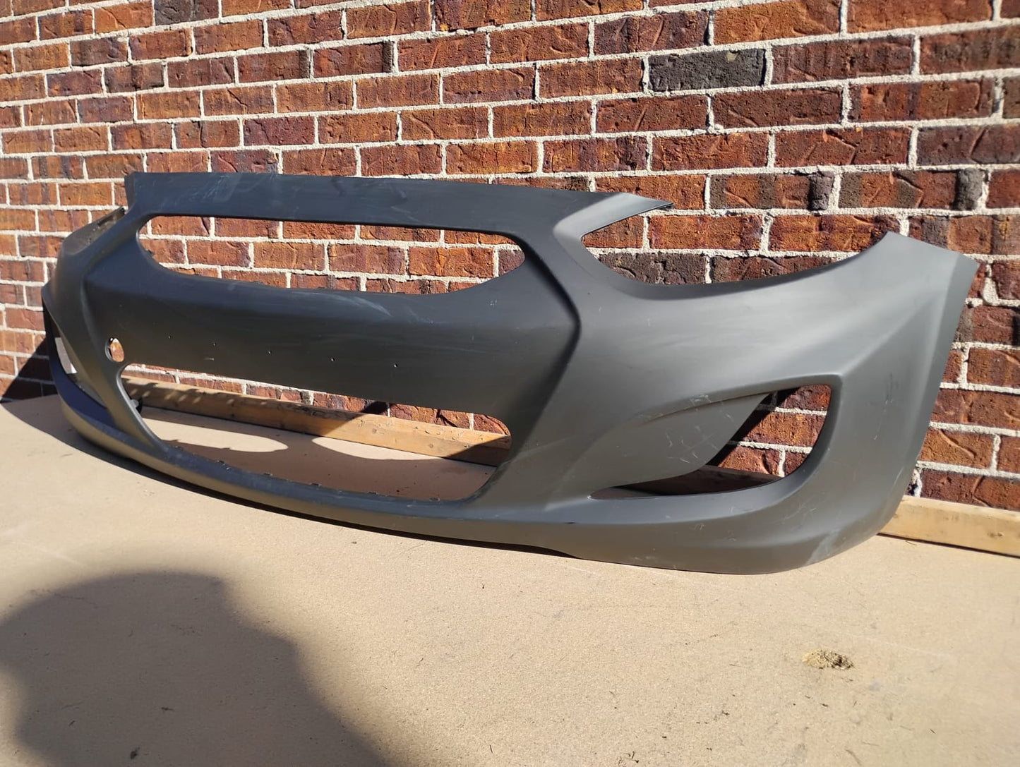 HYUNDAI ACCENT 2012 2013 Front bumper cover all; prime