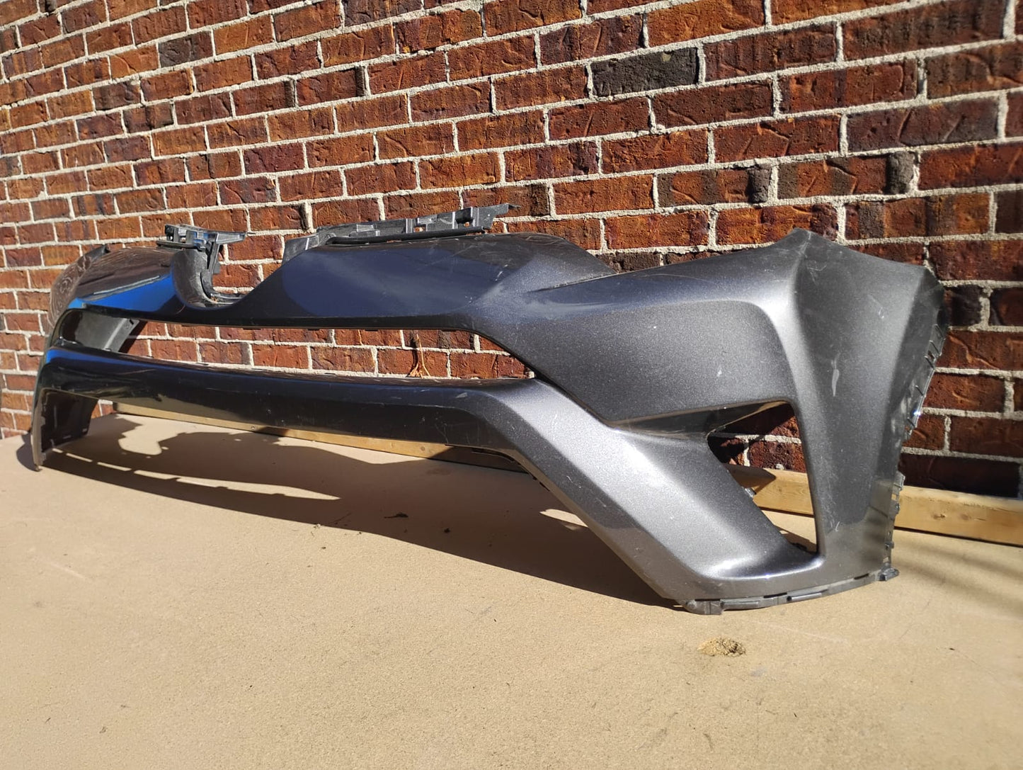 TOYOTA RAV4 2016 2018 Front bumper cover upper Japan Built; w/Park Assist; w/o Tab Holes; prime