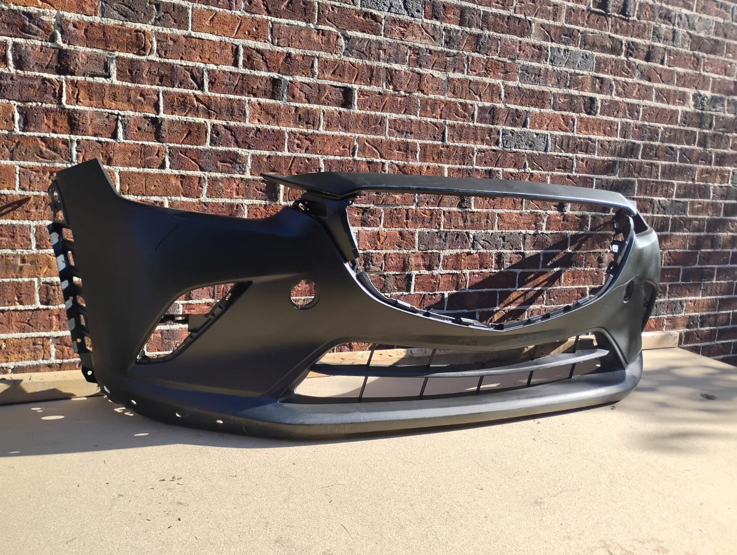 MAZDA CX-3 2019 2021 Front bumper cover w/Chrome Mldg; prime