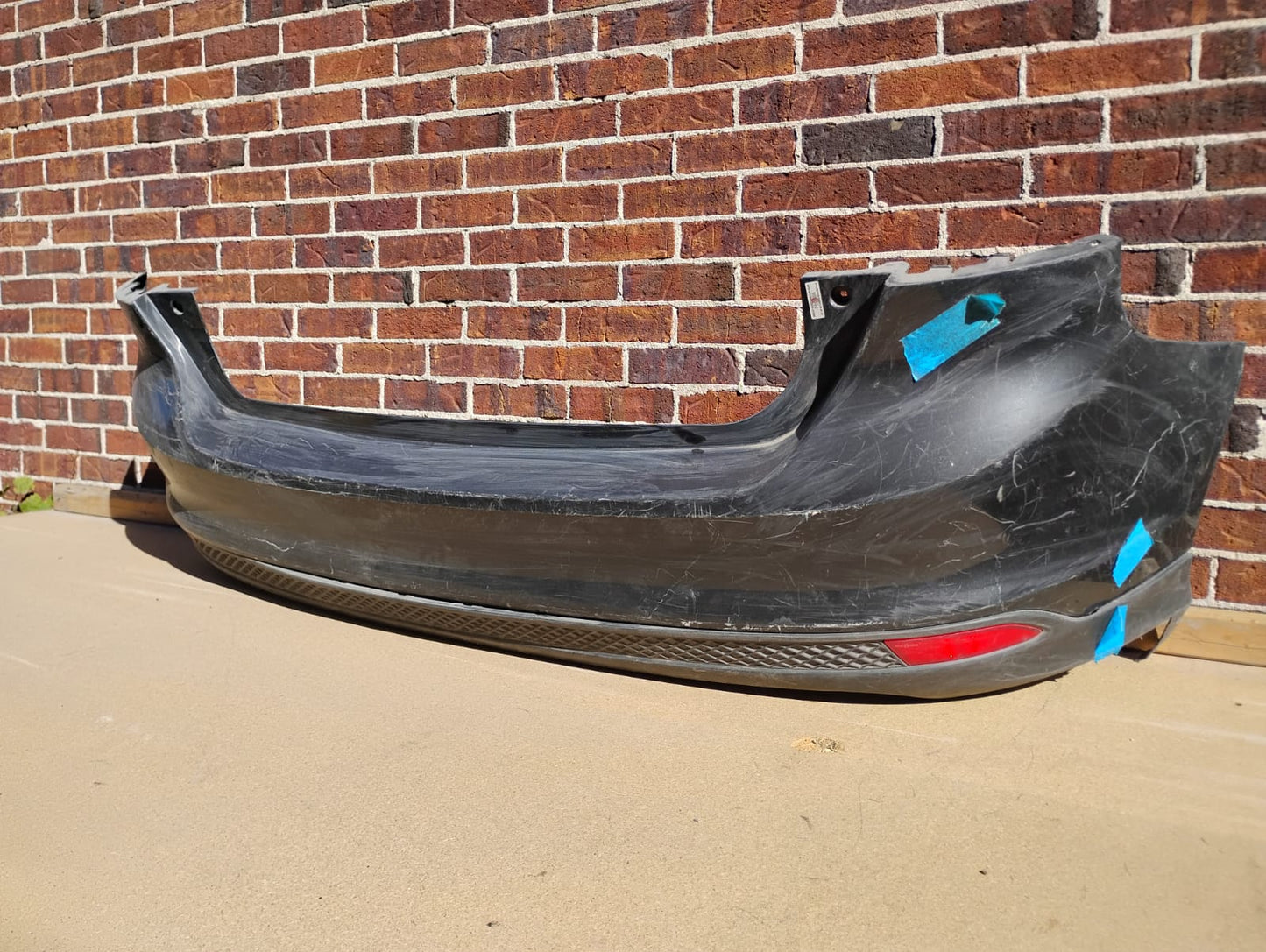 FORD FOCUS 2012 - 2014  Rear bumper cover Sedan; prime