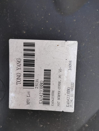 KIA RIO 2022 2023 Front bumper cover prime