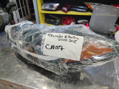 HYUNDAI ELANTRA 2017 2018 Driver Headlamp assy composite Halogen; w/o DRL