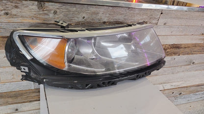 LINCOLN MKZ 2010 2012 RT Headlamp assy composite Halogen; w/Sport Appearance Pkg