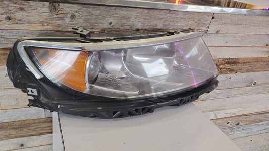 LINCOLN MKZ 2010 2012 RT Headlamp assy composite Halogen; w/Sport Appearance Pkg