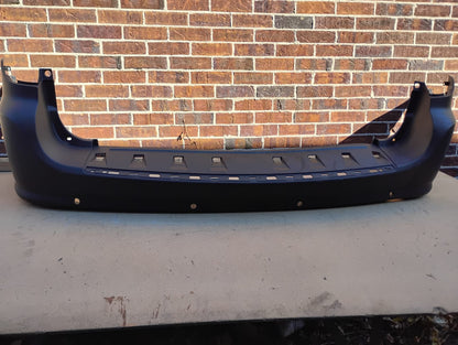 DODGE GRAND CARAVAN 2011 2020 Rear bumper cover w/Parking Sensors; w/Blind Spot