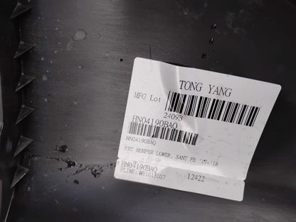 HYUNDAI SANTA FE FRONT LOWER BUMPER  TXT WO/SPT SANTA FE 17-19