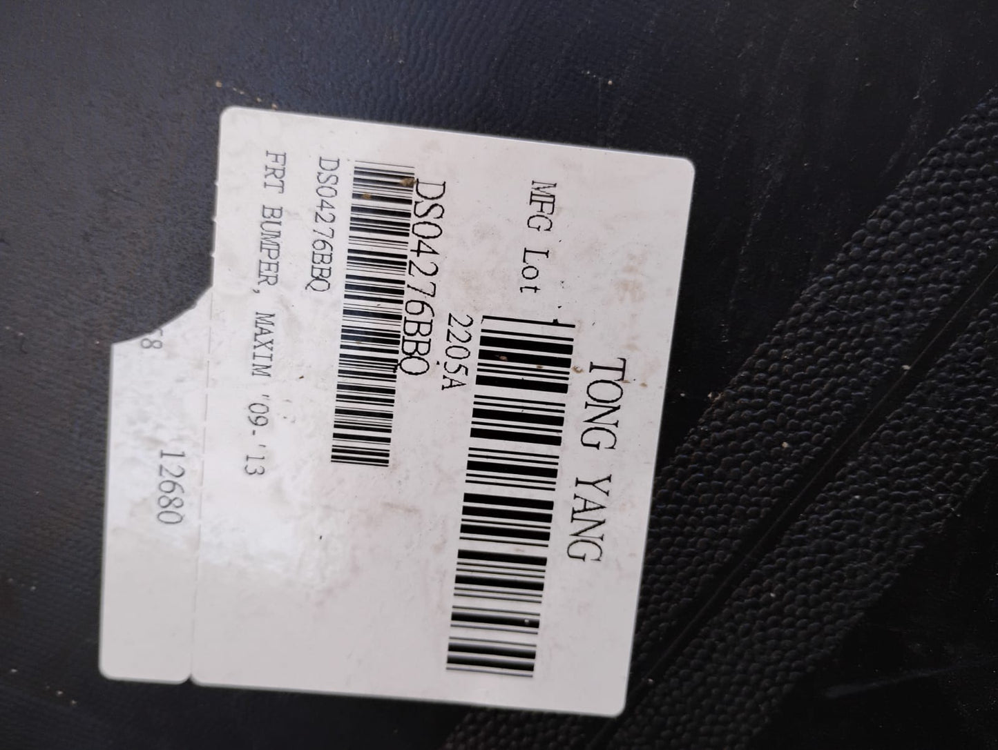 NISSAN MAXIMA 2009 2014 Front bumper cover