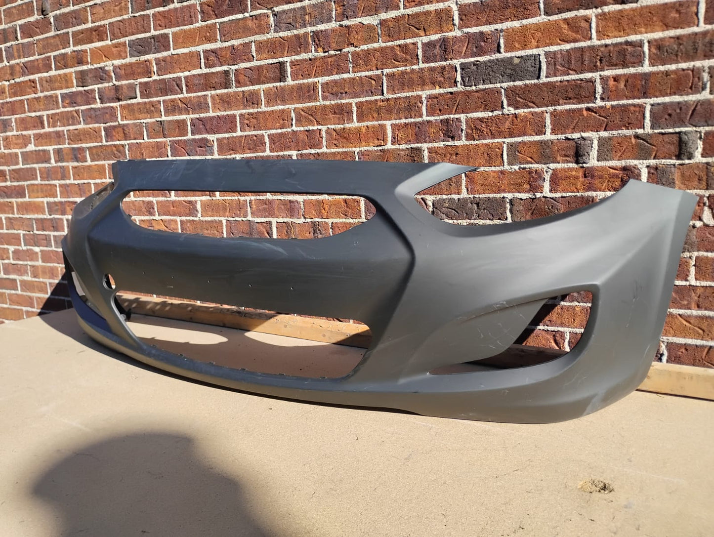 HYUNDAI ACCENT 2012 2013 Front bumper cover all; prime