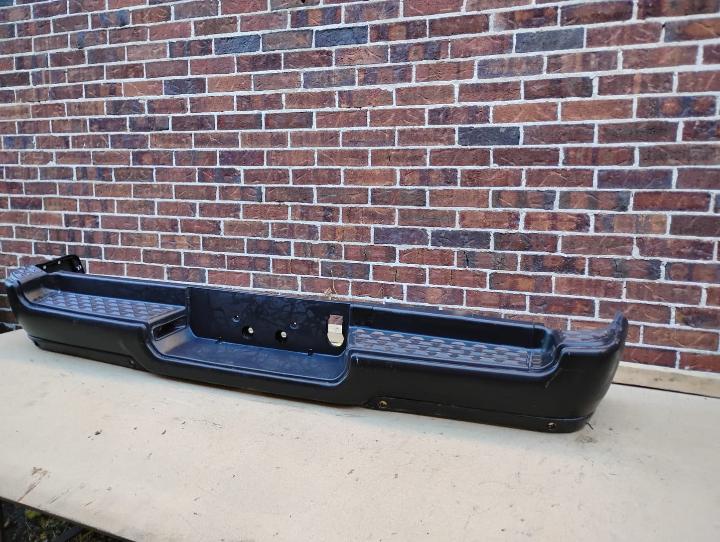 DODGE RAM 1500 2019 2022 Rear bumper assembly Exc REBEL; Single Exh; w/Adv Park; w/Parking Sensor; see notes; prime