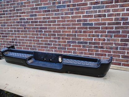 DODGE RAM 1500 2019 2022 Rear bumper assembly Exc REBEL; Single Exh; w/Adv Park; w/Parking Sensor; see notes; prime