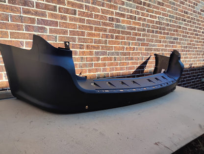 DODGE GRAND CARAVAN 2011 2020 Rear bumper cover w/Parking Sensors; w/Blind Spot